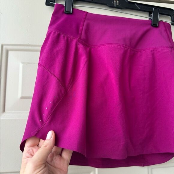 ATHLETA Run With It 14” Skort Skirt Exotic Fuchsia Tennis Women's Size XXS - Picture 12 of 12
